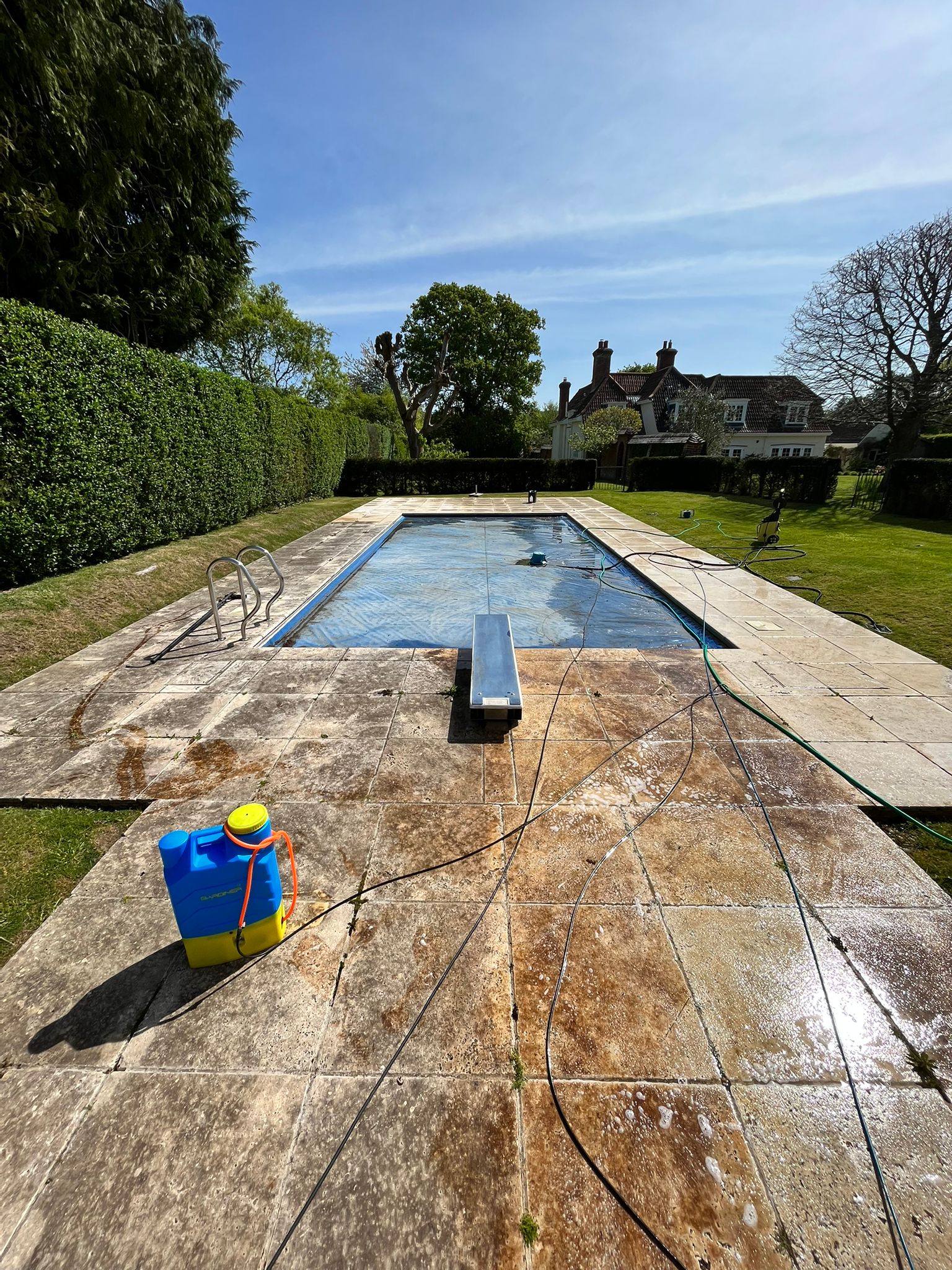 Purefection - Patio Cleaning Before